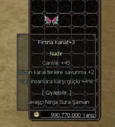 Fırtına Kanat +3 EN UCUZU